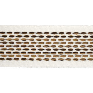 Portola Tape Indoor/Outdoor Neutral 79423 by Schumacher Trim
