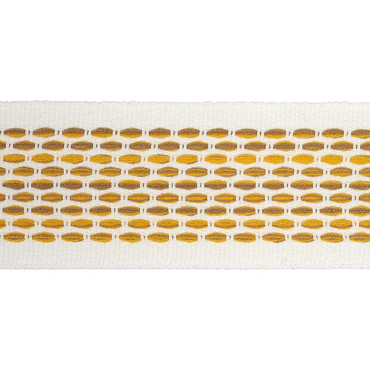 Portola Tape Indoor/Outdoor Yellow 79425 by Schumacher Trim Indoor/Outdoor Recolors - Fabric Carolina -