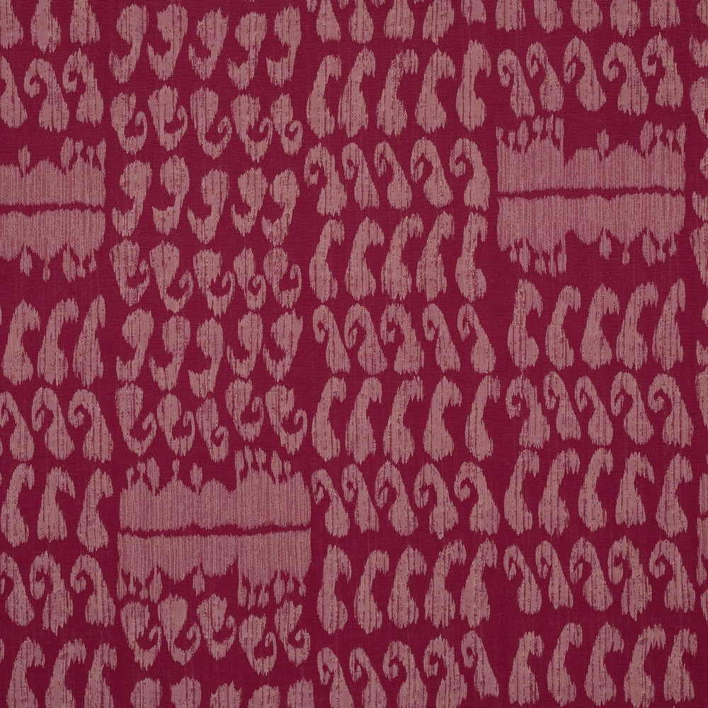 Nallamala Garnet 80382 by Schumacher Fabric Perennial Favorites 27.5" - Fabric Carolina -