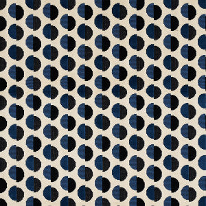 Half Moon Velvet Navy 80850 by Schumacher Fabric