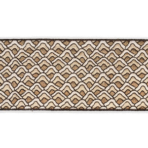 Sunrise Embroidery Tape Sand 80890 by Schumacher Trim