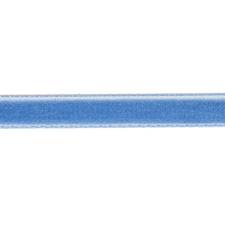 Velvet Tape Narrow Cadet 80923 by Schumacher Trim Perfect Basics: Velvet Tapes - Fabric Carolina -