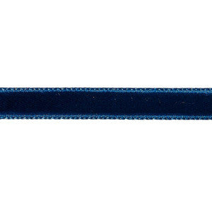 Velvet Tape Narrow Saphire 80924 by Schumacher Trim
