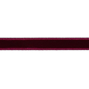Velvet Tape Narrow Aubergine 80928 by Schumacher Trim