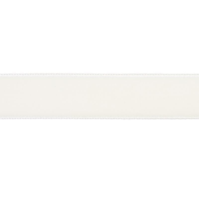 Velvet Tape Medium Ivory 80940 by Schumacher Trim Perfect Basics: Velvet Tapes - Fabric Carolina -