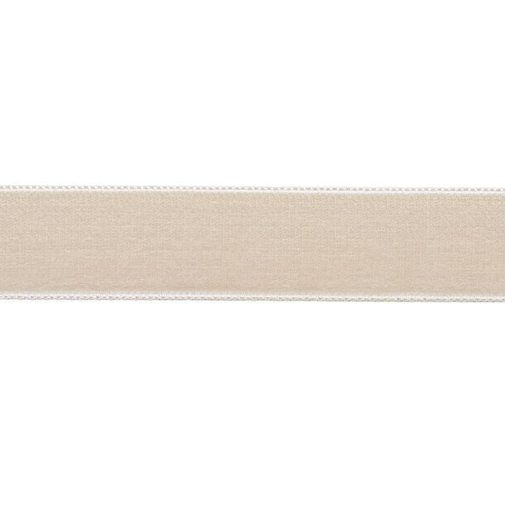Velvet Tape Medium Dove 80941 by Schumacher Designer Trim Perfect Basics: Velvet Tapes - Swanky Fabrics -