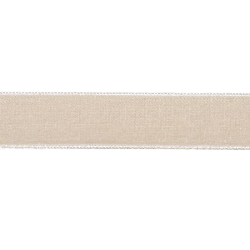 Velvet Tape Medium Dove 80941 by Schumacher Trim Perfect Basics: Velvet Tapes - Fabric Carolina -