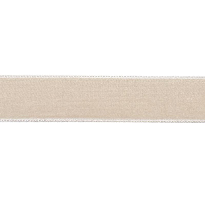 Velvet Tape Medium Dove 80941 by Schumacher Trim Perfect Basics: Velvet Tapes - Fabric Carolina -