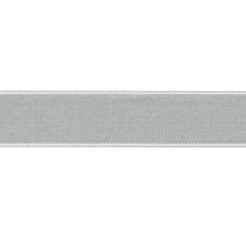 Velvet Tape Medium Mineral 80942 by Schumacher Designer Trim Perfect Basics: Velvet Tapes - Swanky Fabrics -