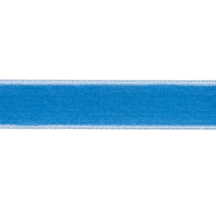 Velvet Tape Medium Cadet 80943 by Schumacher Trim Perfect Basics: Velvet Tapes - Fabric Carolina -