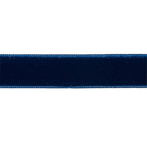 Velvet Tape Medium Saphire 80944 by Schumacher Trim