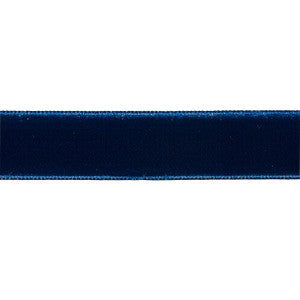 Velvet Tape Medium Saphire 80944 by Schumacher Trim