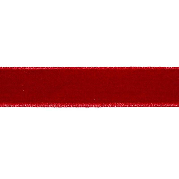 Velvet Tape Medium Crimson 80947 by Schumacher Trim Perfect Basics: Velvet Tapes - Fabric Carolina -