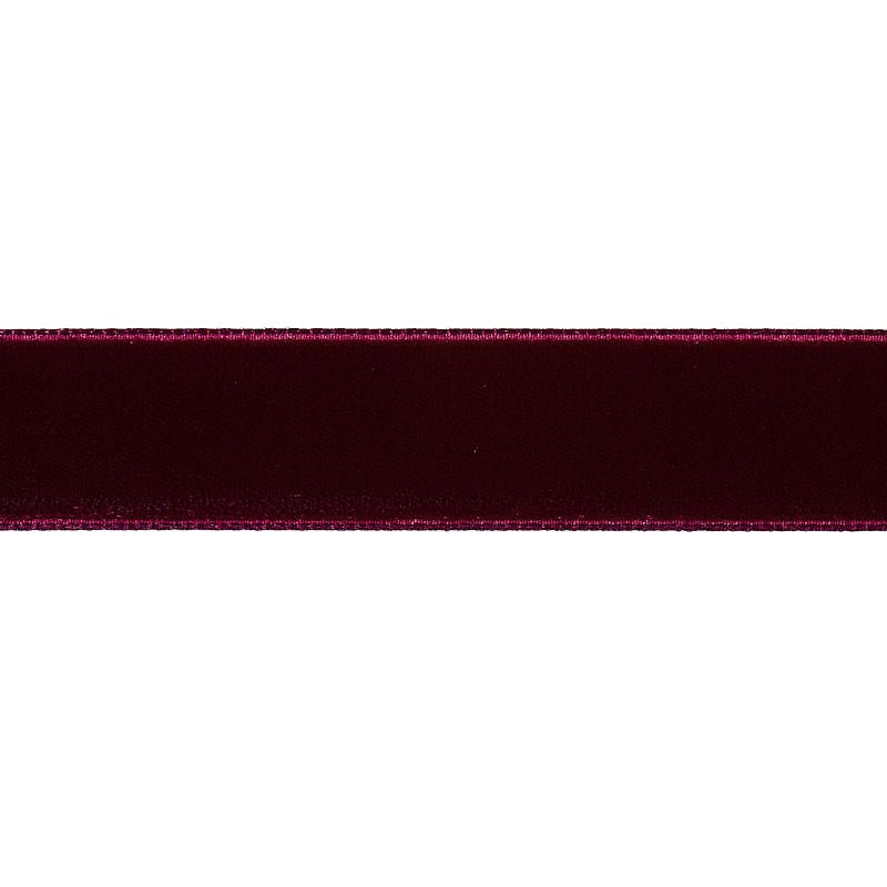 Velvet Tape Medium Aubergine 80948 by Schumacher Trim Perfect Basics: Velvet Tapes - Fabric Carolina -
