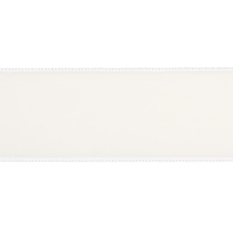 Velvet Tape Wide Ivory 80960 by Schumacher Trim Perfect Basics: Velvet Tapes - Fabric Carolina -