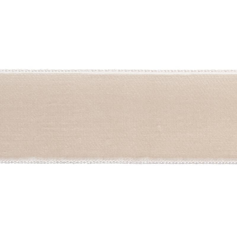 Velvet Tape Wide Dove 80961 by Schumacher Trim Perfect Basics: Velvet Tapes - Fabric Carolina -