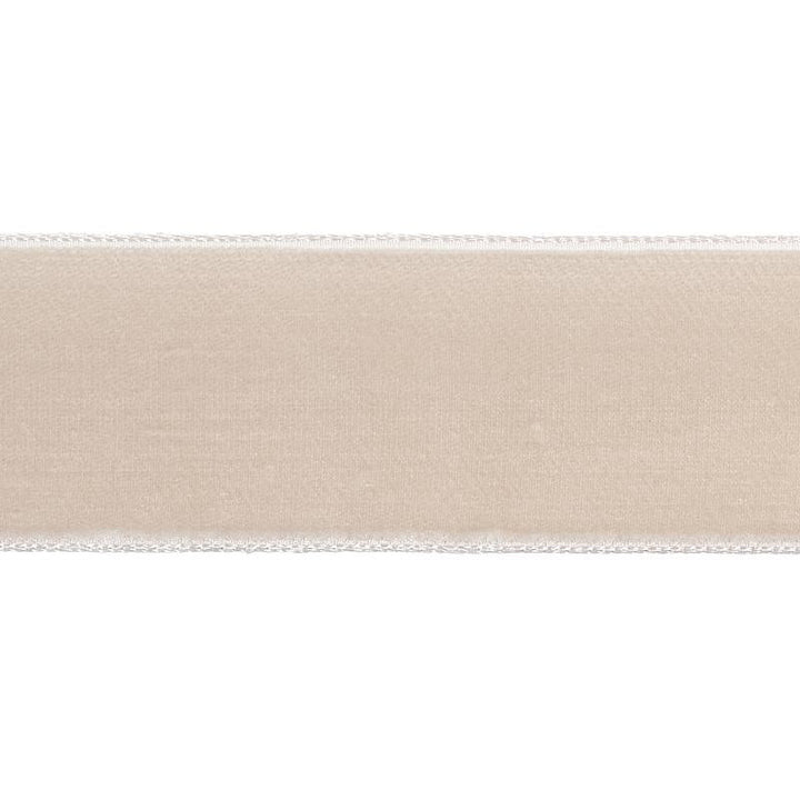 Velvet Tape Wide Dove 80961 by Schumacher Trim Perfect Basics: Velvet Tapes - Fabric Carolina -