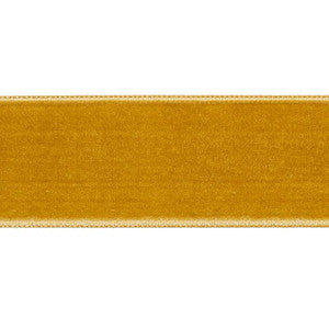 Velvet Tape Wide Gold 80966 by Schumacher Trim