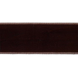 Velvet Tape Wide Truffle 80969 by Schumacher Trim