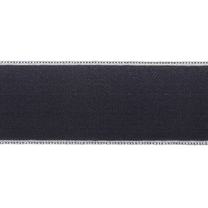 Velvet Tape Wide Graphite 80970 by Schumacher Designer Trim Perfect Basics: Velvet Tapes - Swanky Fabrics -