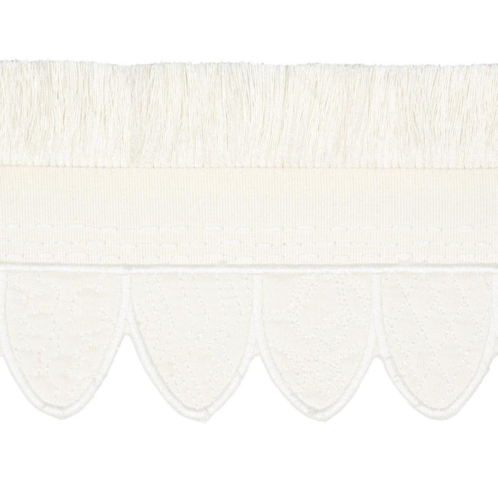 Heraldic Ivory 81180 by Schumacher Trim Happy Menocal - Fabric Carolina -