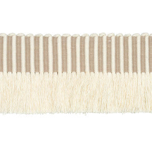 Graphic Fringe Ivory 81210 by Schumacher Trim