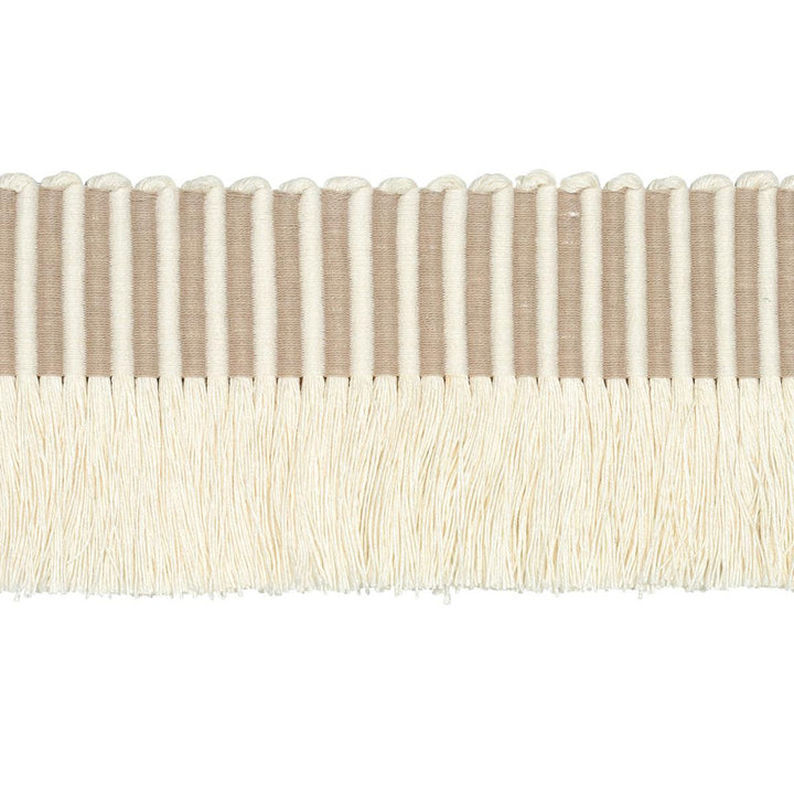 Graphic Fringe Ivory 81210 by Schumacher Trim Embroidered And Embellished Trims - Fabric Carolina -