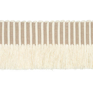 Graphic Fringe Ivory 81210 by Schumacher Trim