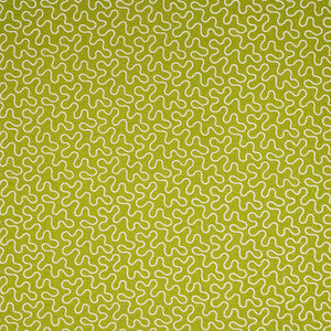 Meander Embroidery Leaf 67604 by Schumacher Fabric
