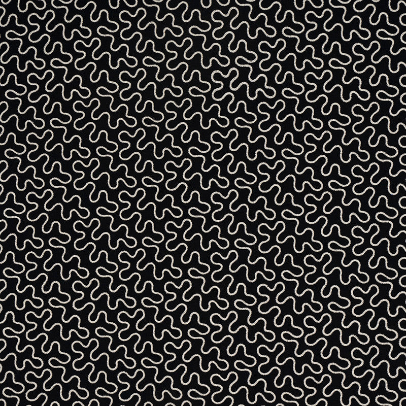 Meander Embroidery Black 67605 by Schumacher Fabric Schumacher Fabric Meander Embroidery Black 67605Fabric LINEN 67% INDIA </p><p>Repeat: H: 6 1/2" (17CM) , V: 4 1/4" (11CM) 51.75 - Fabric Carolina -