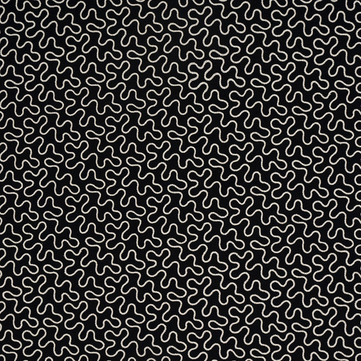 Meander Embroidery Black 67605 by Schumacher Fabric Schumacher Fabric Meander Embroidery Black 67605Fabric LINEN 67% INDIA </p><p>Repeat: H: 6 1/2" (17CM) , V: 4 1/4" (11CM) 51.75 - Fabric Carolina -