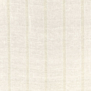 Elba Linen Stripe Ivory / Oat 67610 by Schumacher Fabric