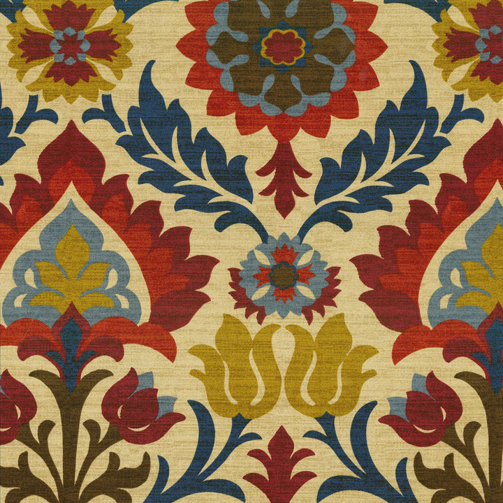 SANTA MARIA GEM 676121 by Waverly Fabric - 100% COTTON 51000 Horizontal: 18 and Vertical: 13.5 54 - Fabric Carolina -