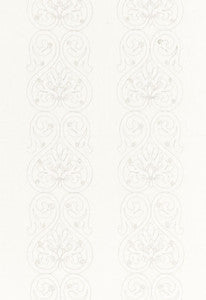 Medici Embroidery Blanc 67640 by Schumacher Fabric