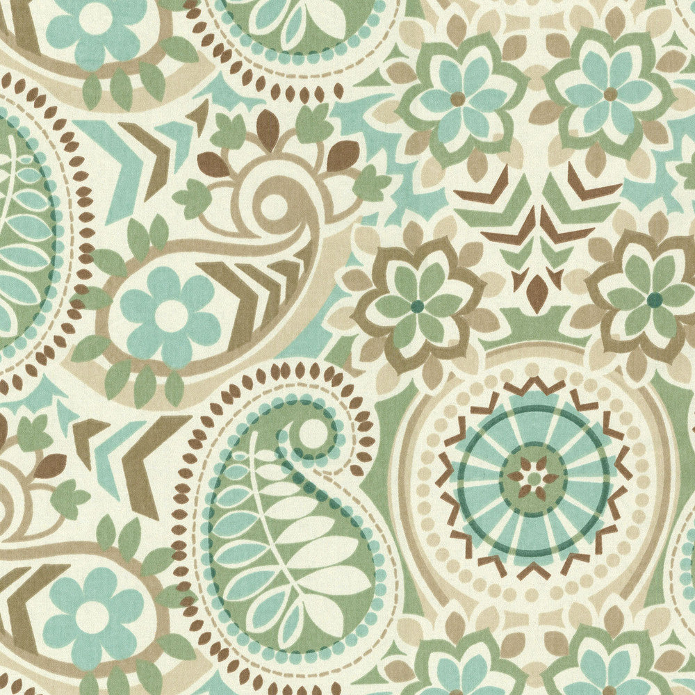 Paisley Prism LATTE 676503 by Waverly Fabric - 100% POLYESTER Horizontal: 18 and Vertical: 13.5 54 - Fabric Carolina -