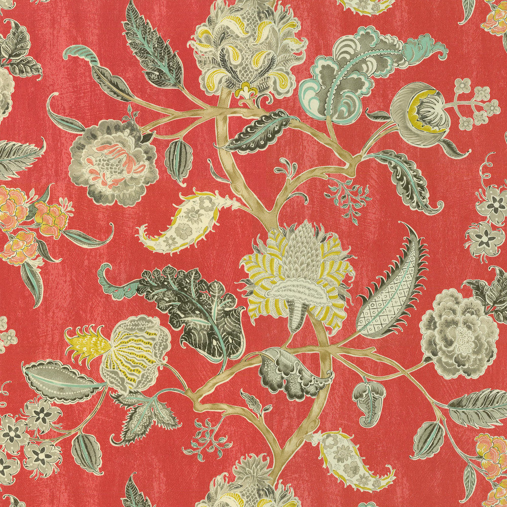 Asian Myth RADISH 676891 by Waverly Fabric - 100% Polyester PERU Horizontal: 27 and Vertical: 27 54 - Fabric Carolina -