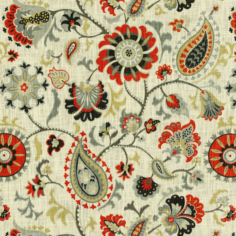 Siren Song Graphite 677163 by Waverly Fabric - 100% COTTON USA Horizontal: 27 and Vertical: 27 54 - Fabric Carolina -