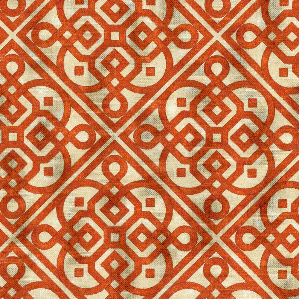 Lace It Up Persimmon 677262 by Waverly Fabric - 100% COTTON USA Horizontal: 6.75 and Vertical: 6.75 54 - Fabric Carolina -