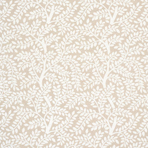 Temple Garden Ii Ivory On Unbleached 179504 by Schumacher Fabric