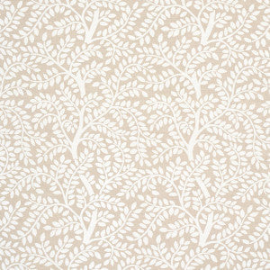 Temple Garden Ii Ivory On Unbleached 179504 by Schumacher Fabric
