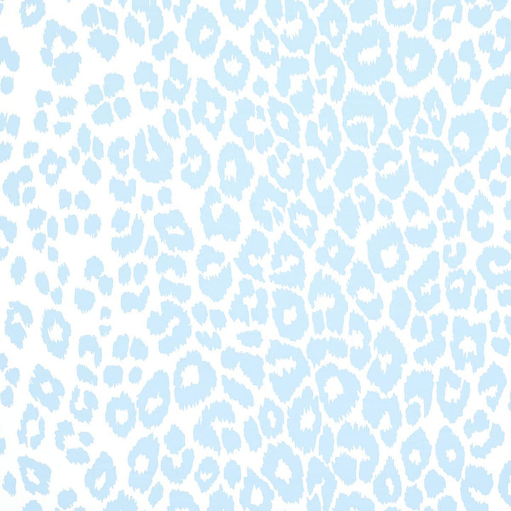 Iconic Leopard Sky 5007014 by Schumacher Wallpaper Preppy Chic 27.0" - Fabric Carolina -
