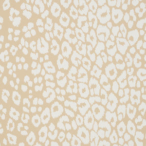 Iconic Leopard Ivory On Neutral 5007020 by Schumacher Wallpaper