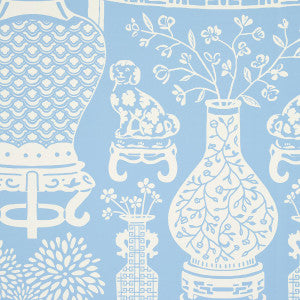 Hellene Sky 5010551 by Schumacher Wallpaper