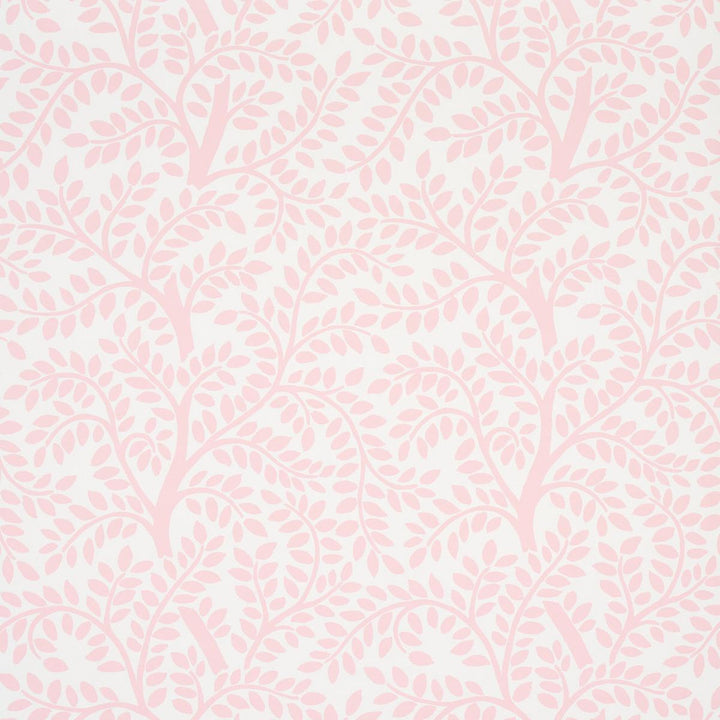 Temple Garden Ii Blush 5011964 by Schumacher Wallpaper Preppy Chic 13.5" - Fabric Carolina -