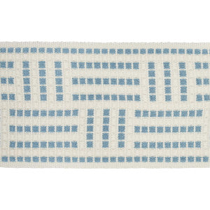 Brickell Tape Indoor/Outdoor Sky 75962 by Schumacher Trim