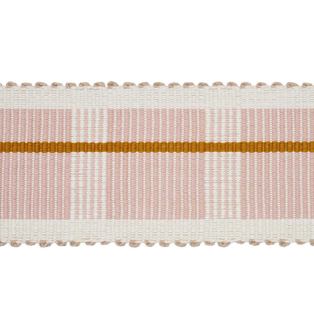 Calcada Tape Medium Rose Quartz 79207 by Schumacher Trim Stephanie Seal Brown - Fabric Carolina -