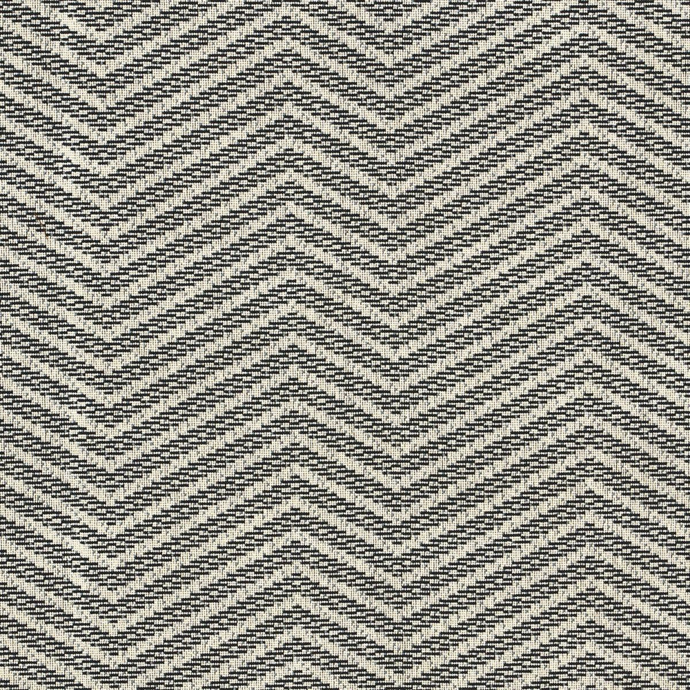 Sparre Pingl Ivory 80980 by Schumacher Designer Fabric Stephanie Seal Brown 26.75" - Swanky Fabrics -
