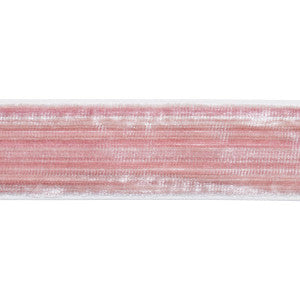 Gaspard Velvet Tape Narrow Blush 81292 by Schumacher Trim