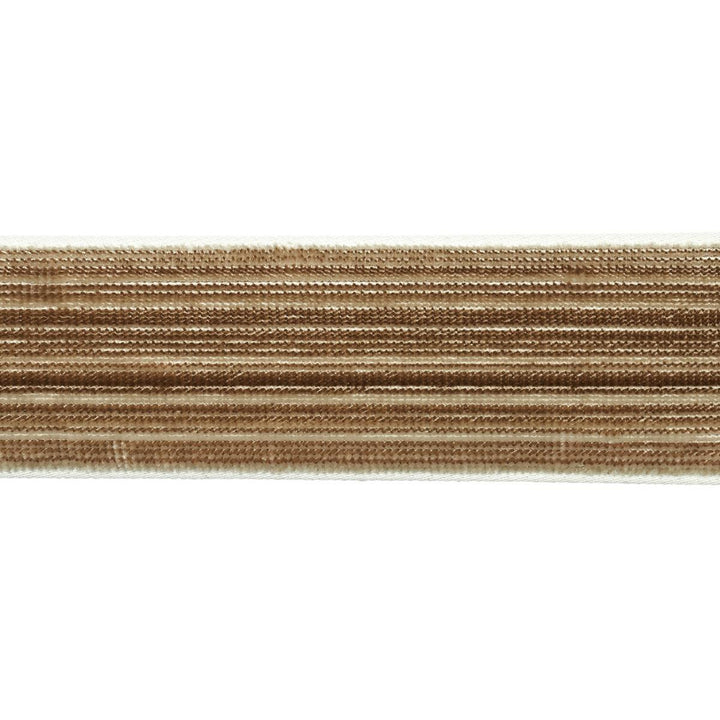 Gaspard Velvet Tape Narrow Gold 81295 by Schumacher Trim Velvet & Velvet Trims - Fabric Carolina -