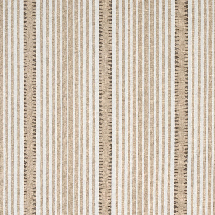 Moncorvo Natural 176278 by Schumacher Fabric Stripes Revisits 27.0" - Fabric Carolina -